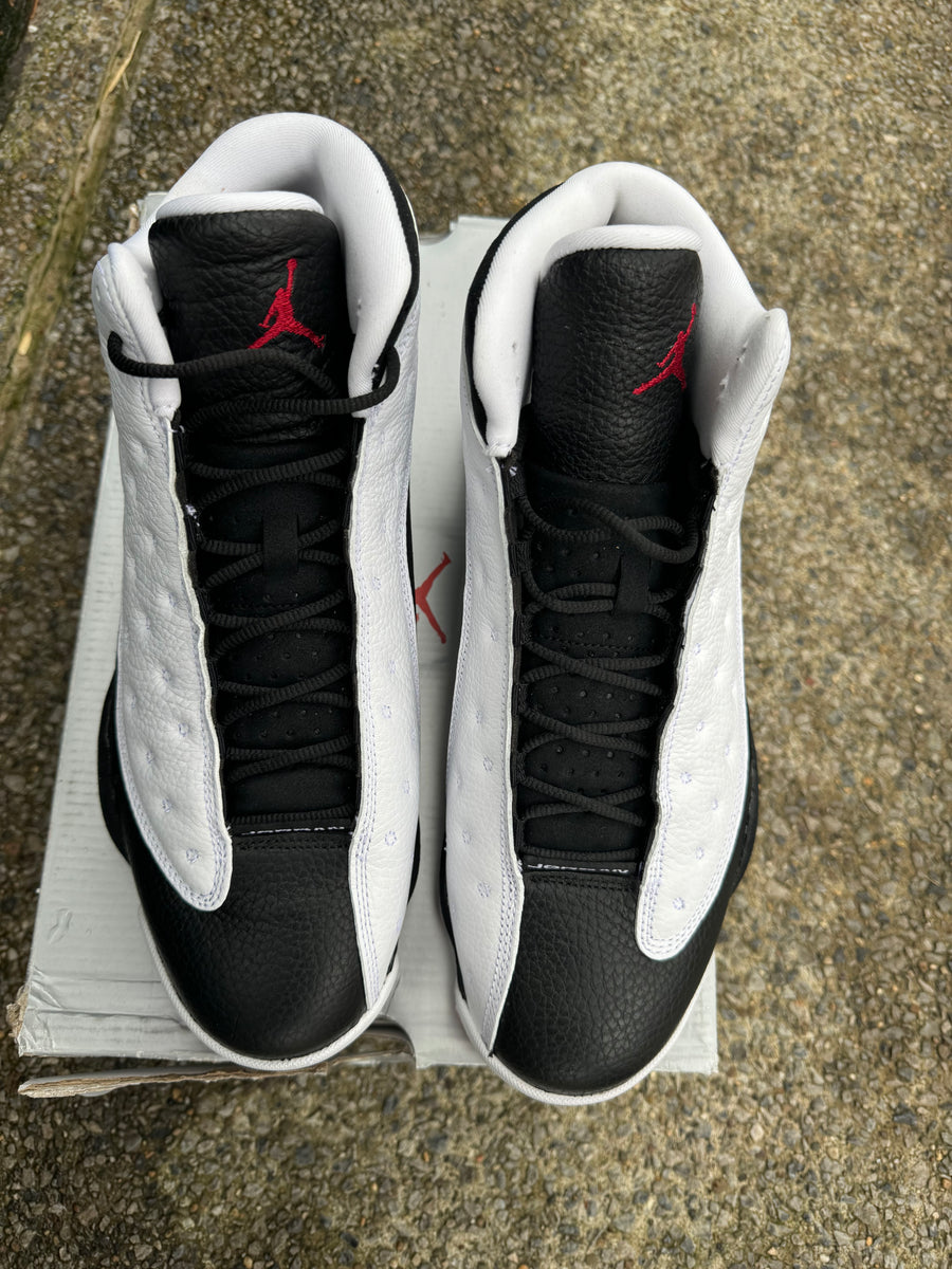 air jordan 13 retro black and white