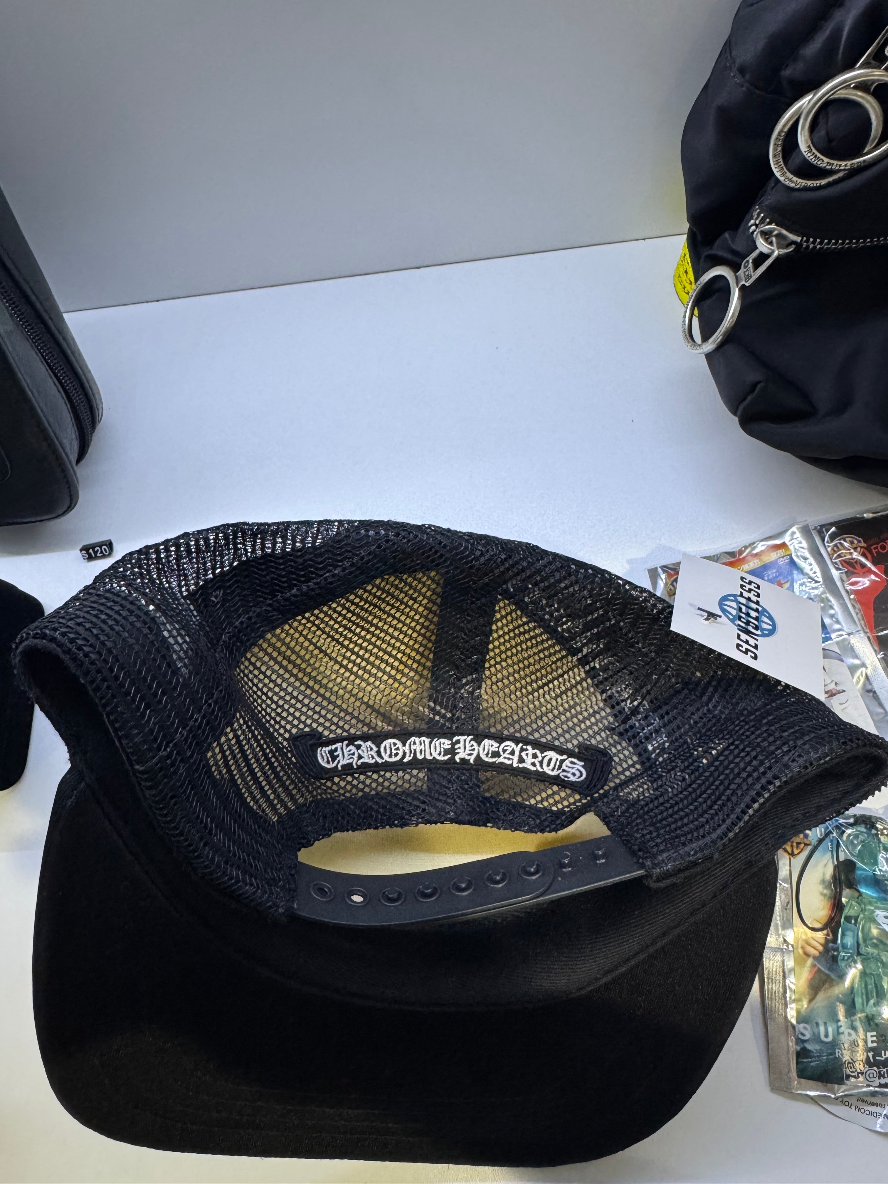 Chrome Hearts Multi Color Cross Trucker Hat -