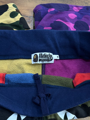 Bape Mix Camo Shark Shorts -