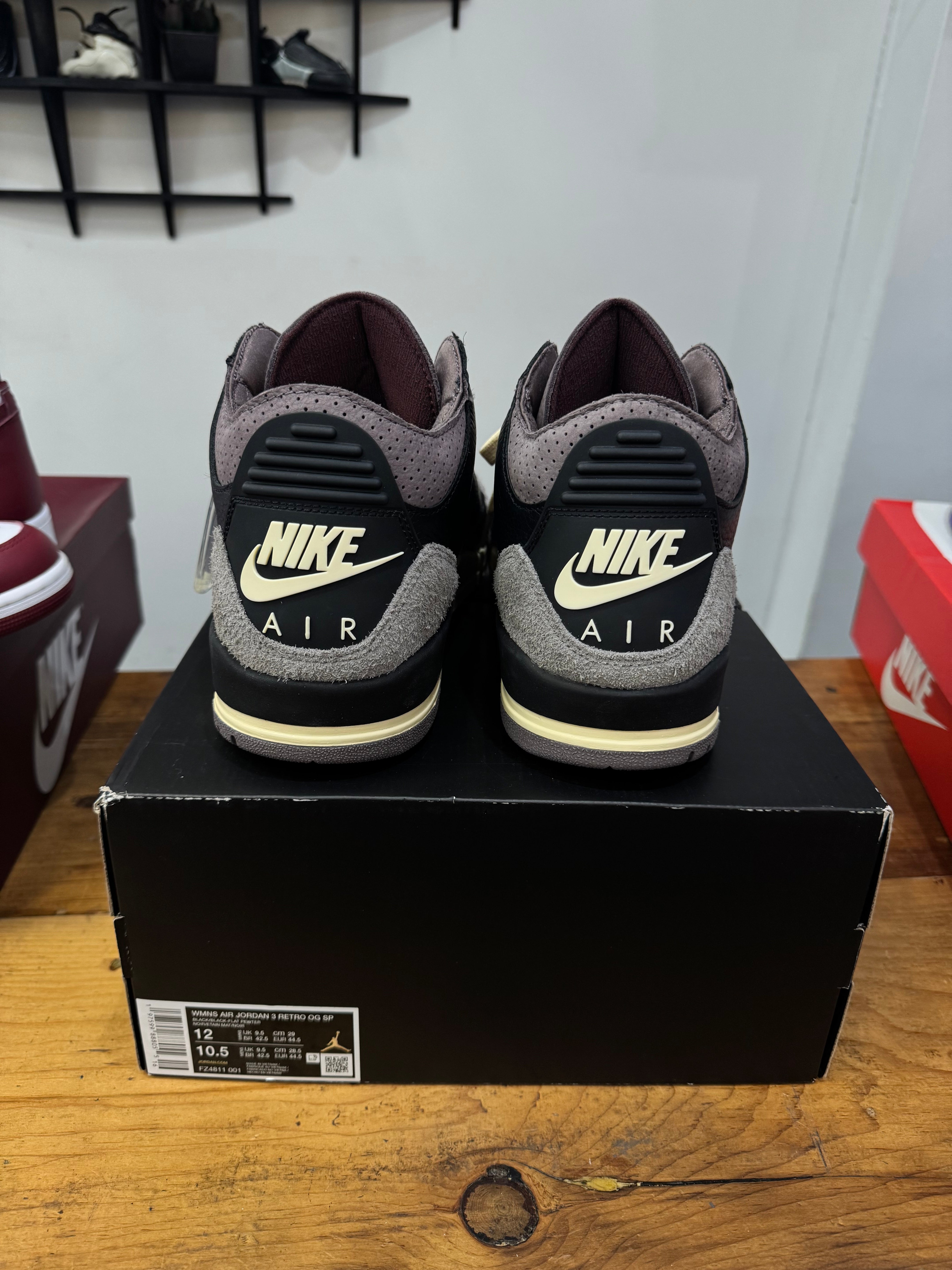 Air Jordan 3 x A Ma Maniére - Size 10.5M