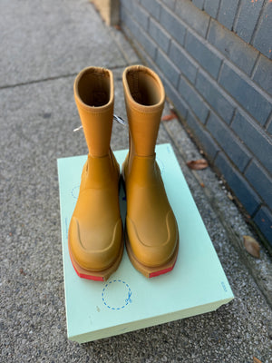 OFF-WHITE “For Rainy Days” Rain Boots - Size 38