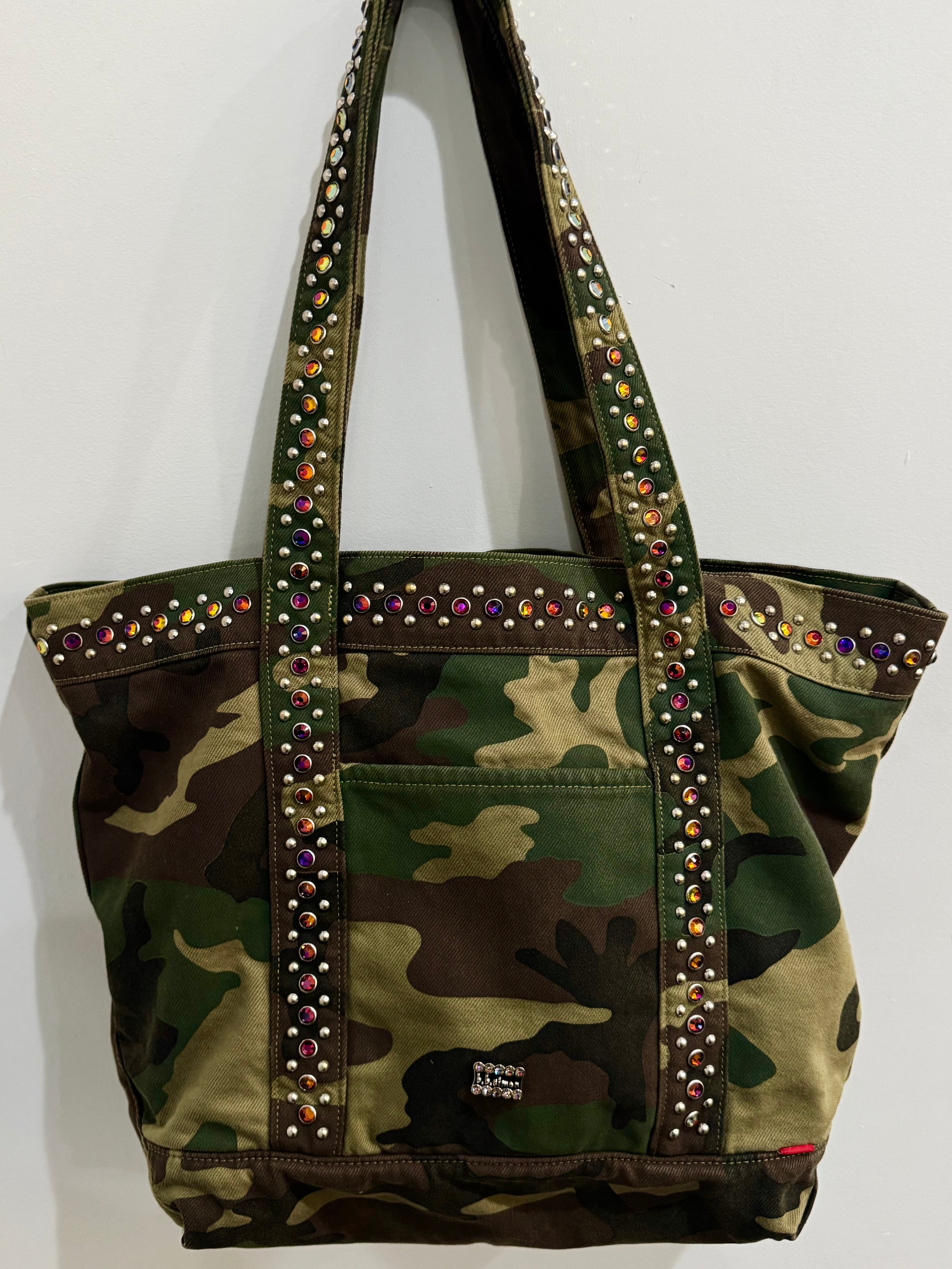 Supreme b.b Simon Denim Tote Bag (Woodland Camo)