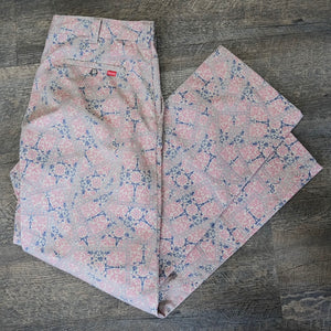 Supreme Work Pants (Khaki Floral Cards)