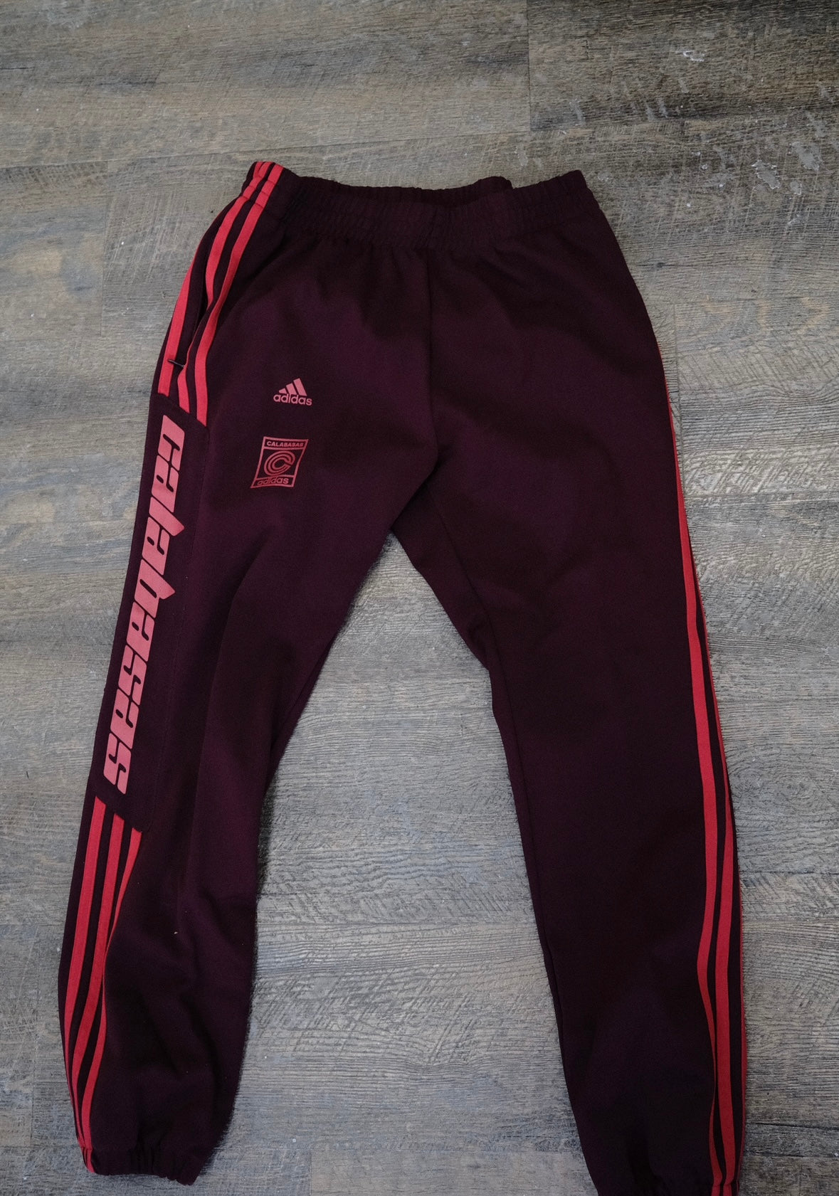 Adidas Yeezy Calabasas Track Pants (Maroon)