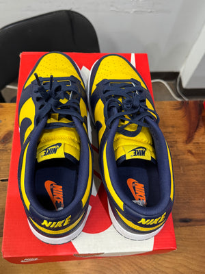 Nike Dunk Low “Michigan” Size 10.5