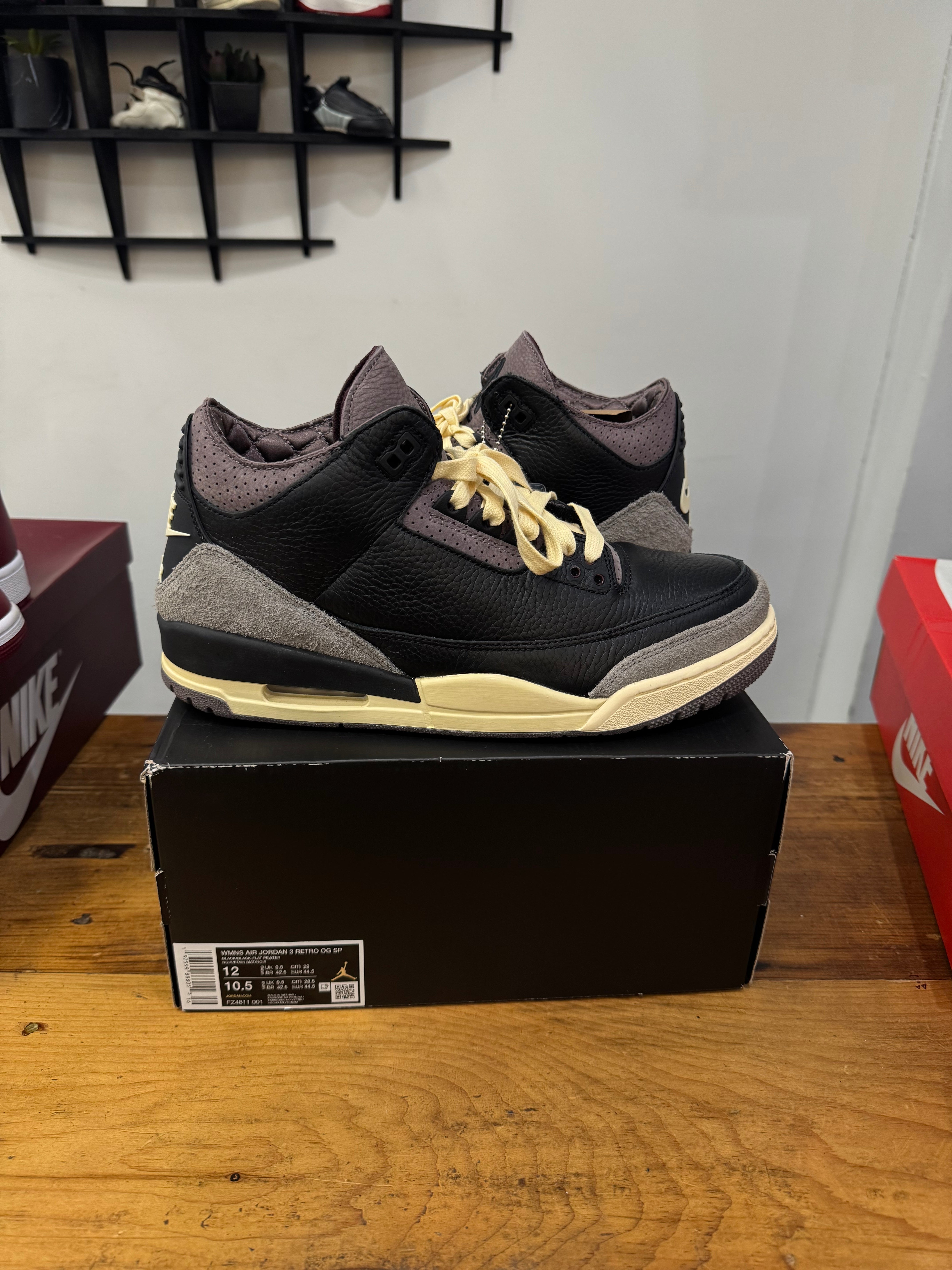 Air Jordan 3 x A Ma Maniére - Size 10.5M