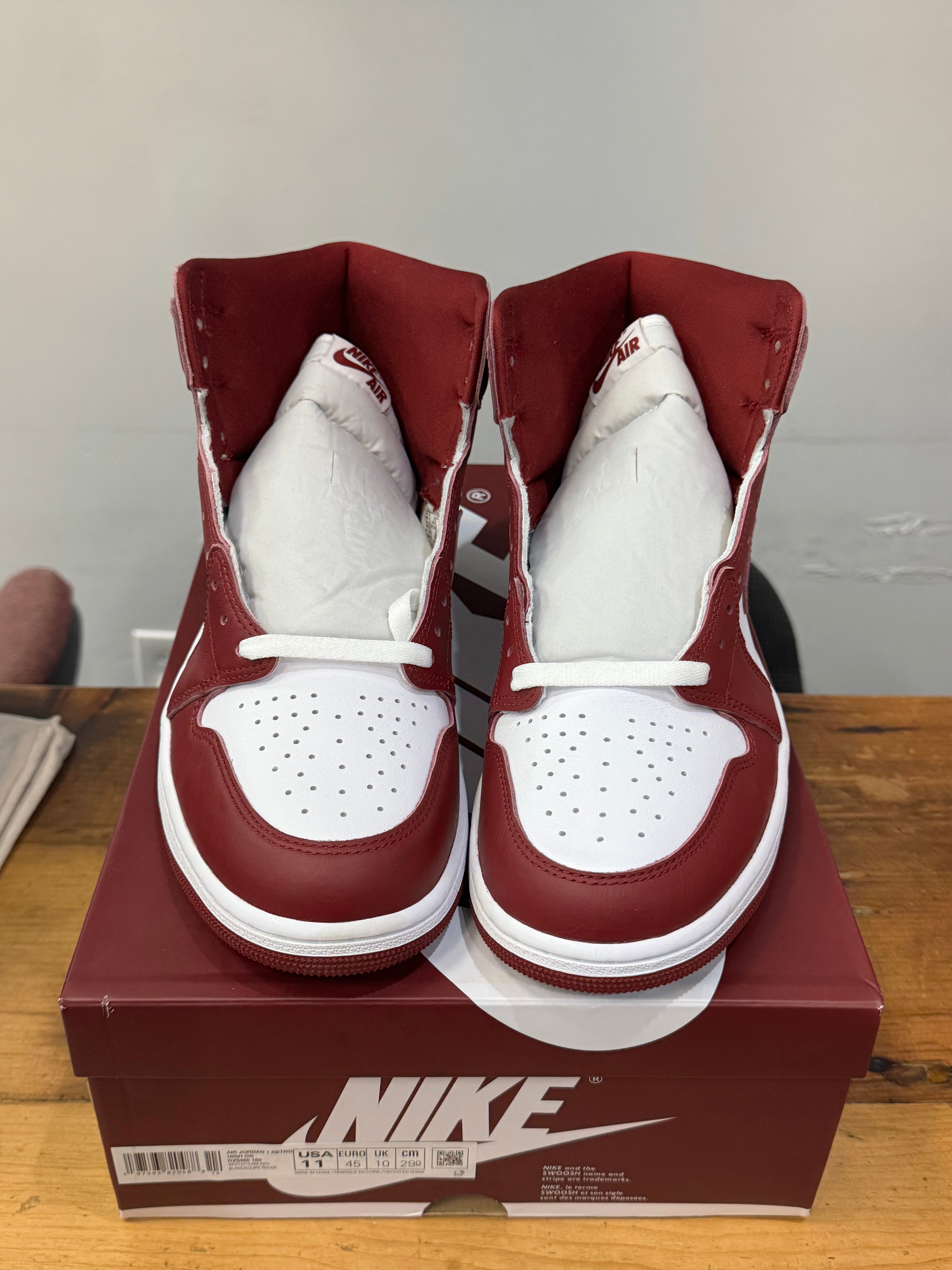 Air Jordan 1 “Team Red” High - Size 11