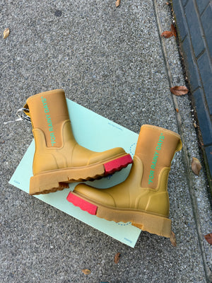 OFF-WHITE “For Rainy Days” Rain Boots - Size 38