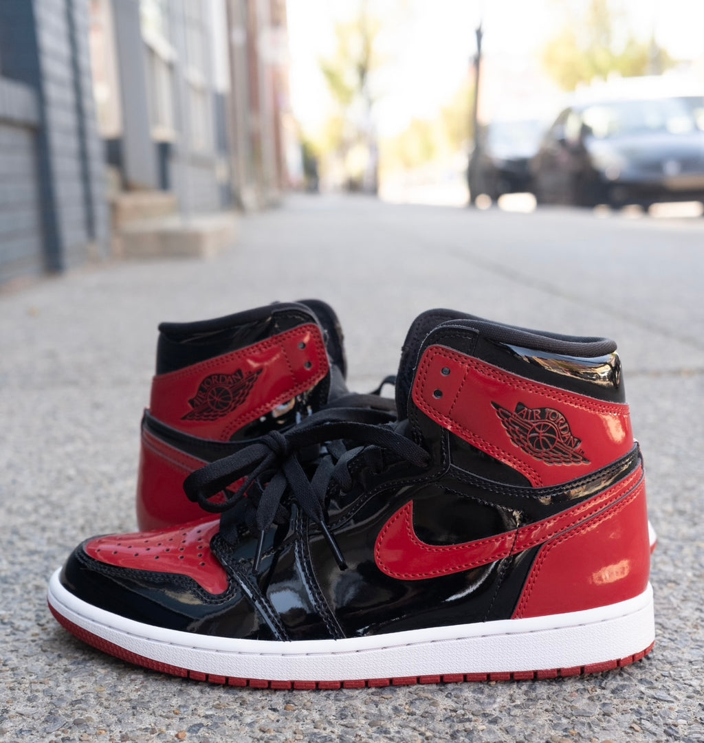 Air Jordan 1 High OG Patent Bred / Size 10