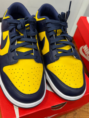 Nike Dunk Low “Michigan” Size 10.5