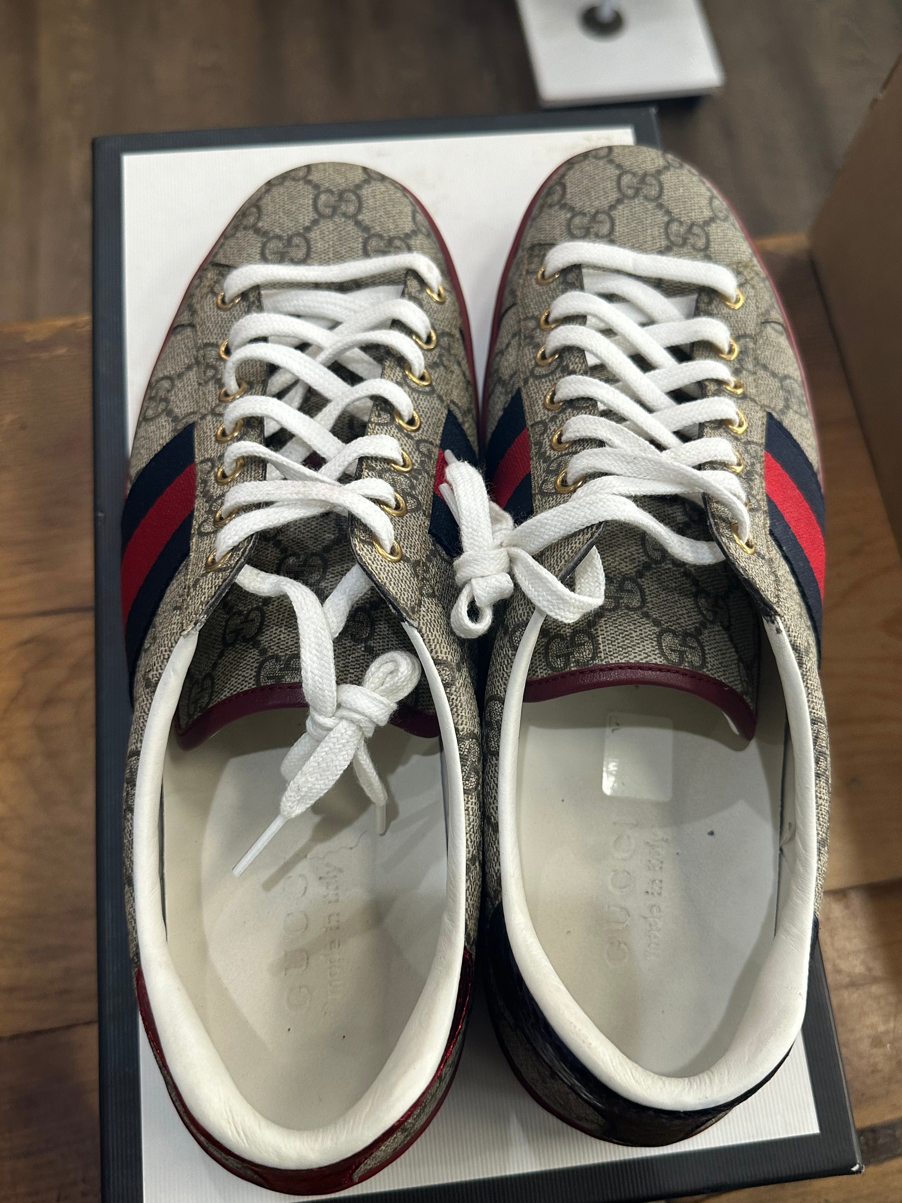 Gucci Ace GG “Beige” - Size 10