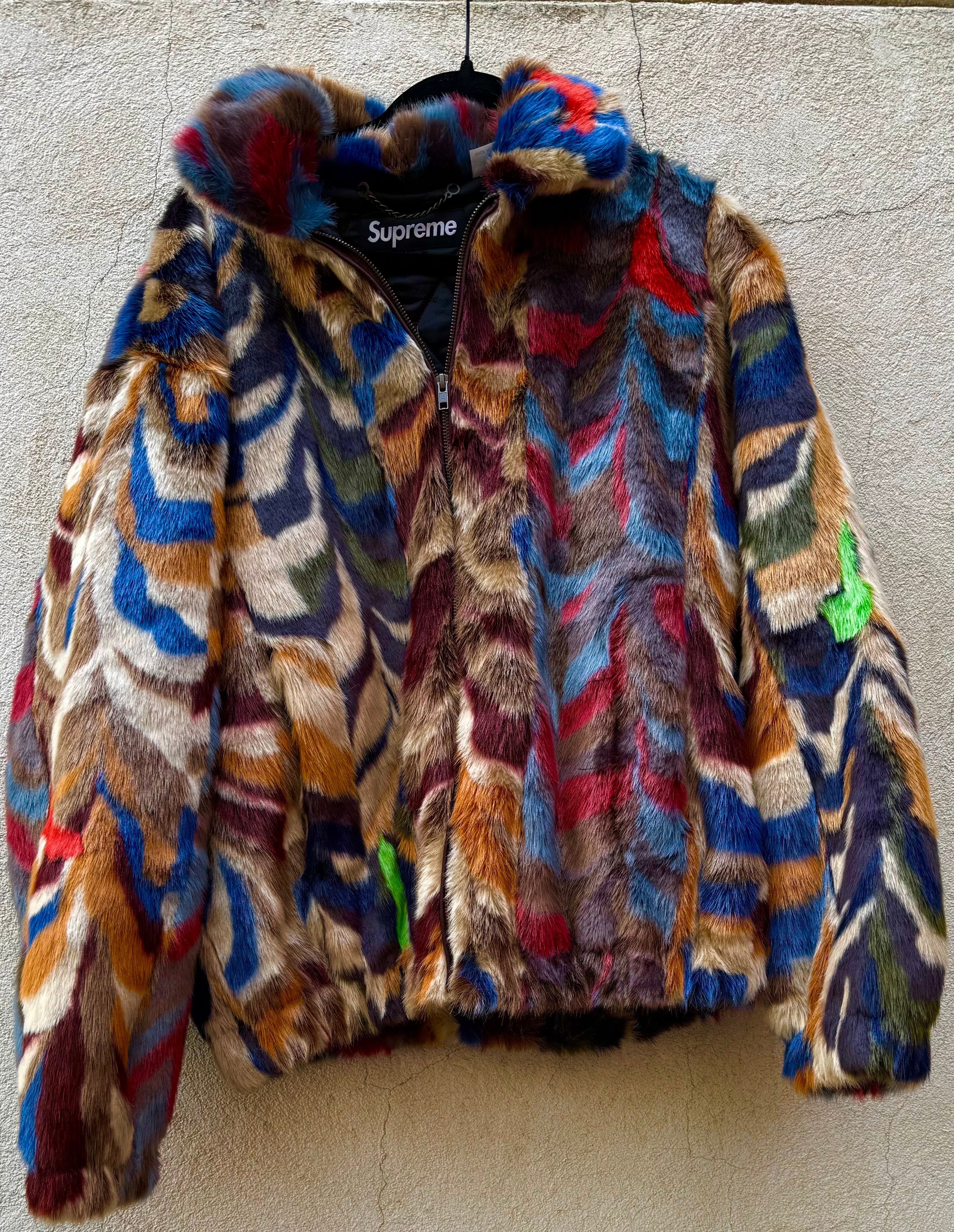 Supreme Faux Fur Bomber Jacket -
