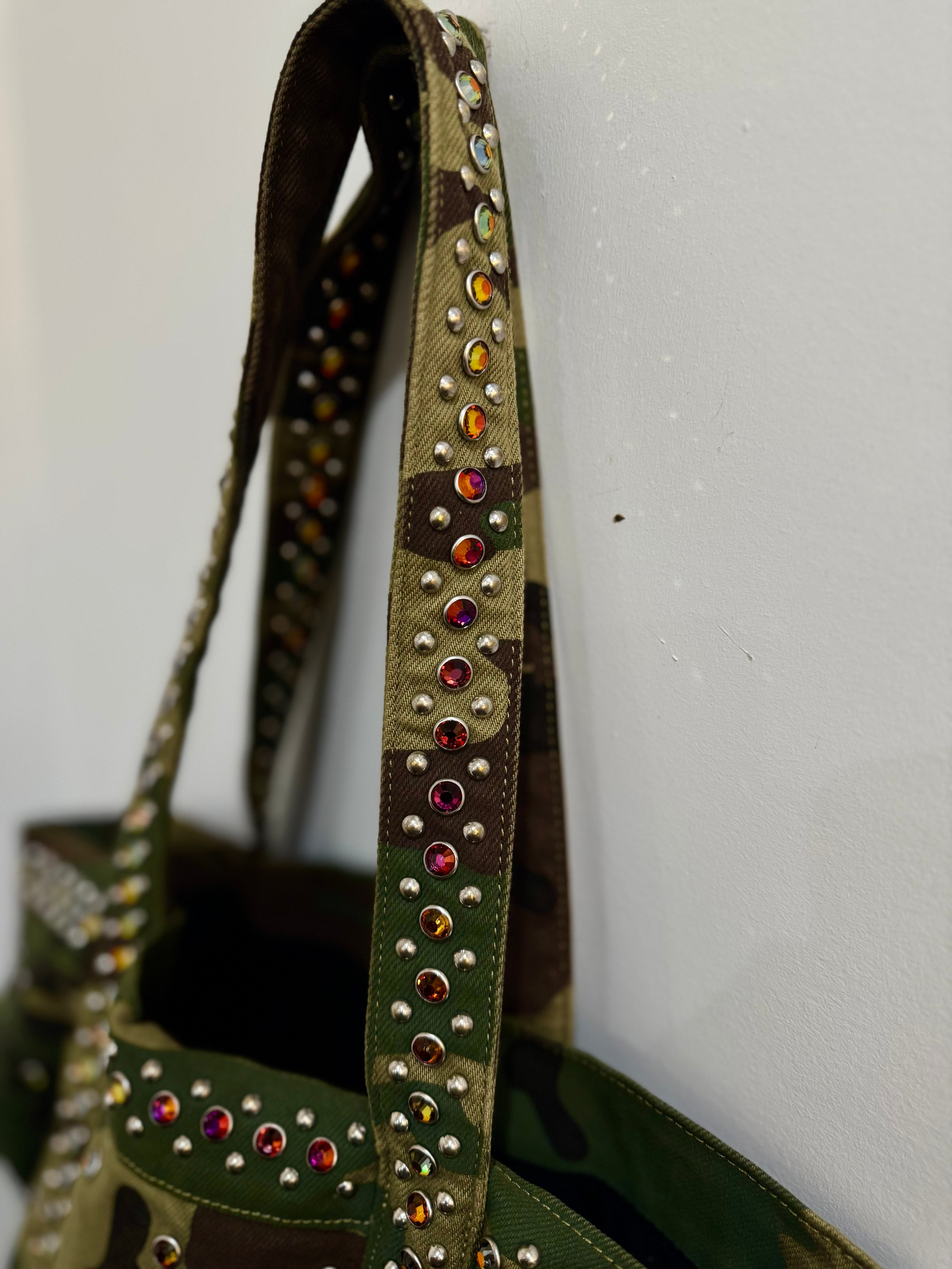 Supreme b.b Simon Denim Tote Bag (Woodland Camo)