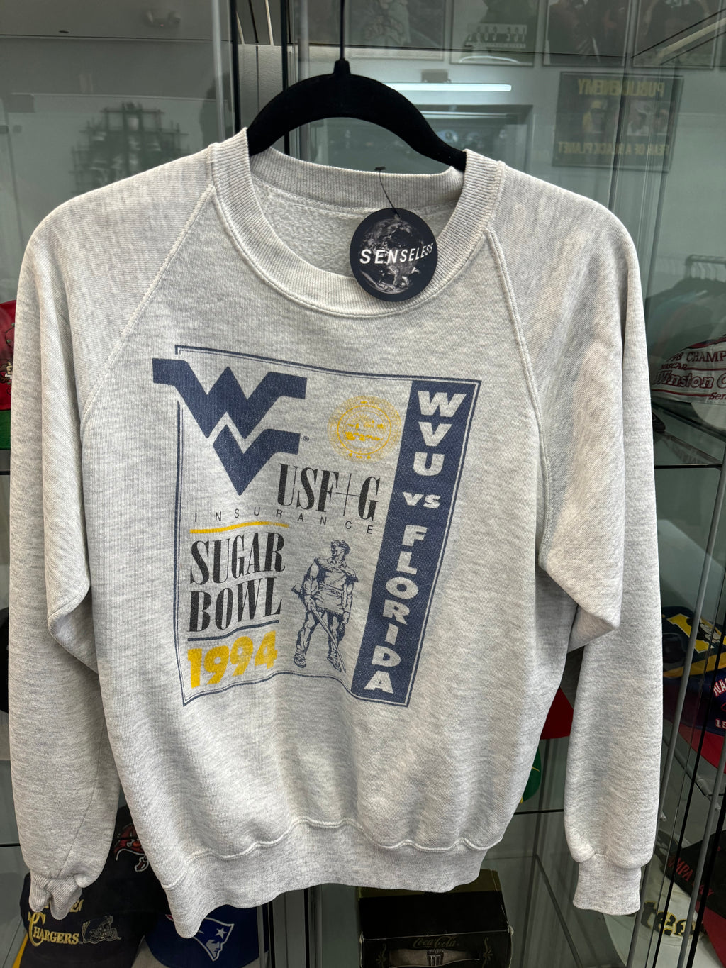 West Virginia Sugar Bowl Pullover - Size Small