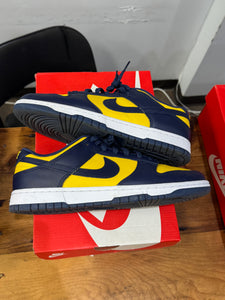 Nike Dunk Low “Michigan” Size 10.5