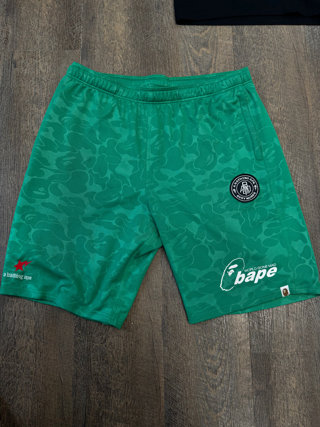 BAPE Soccer Shorts (Green)