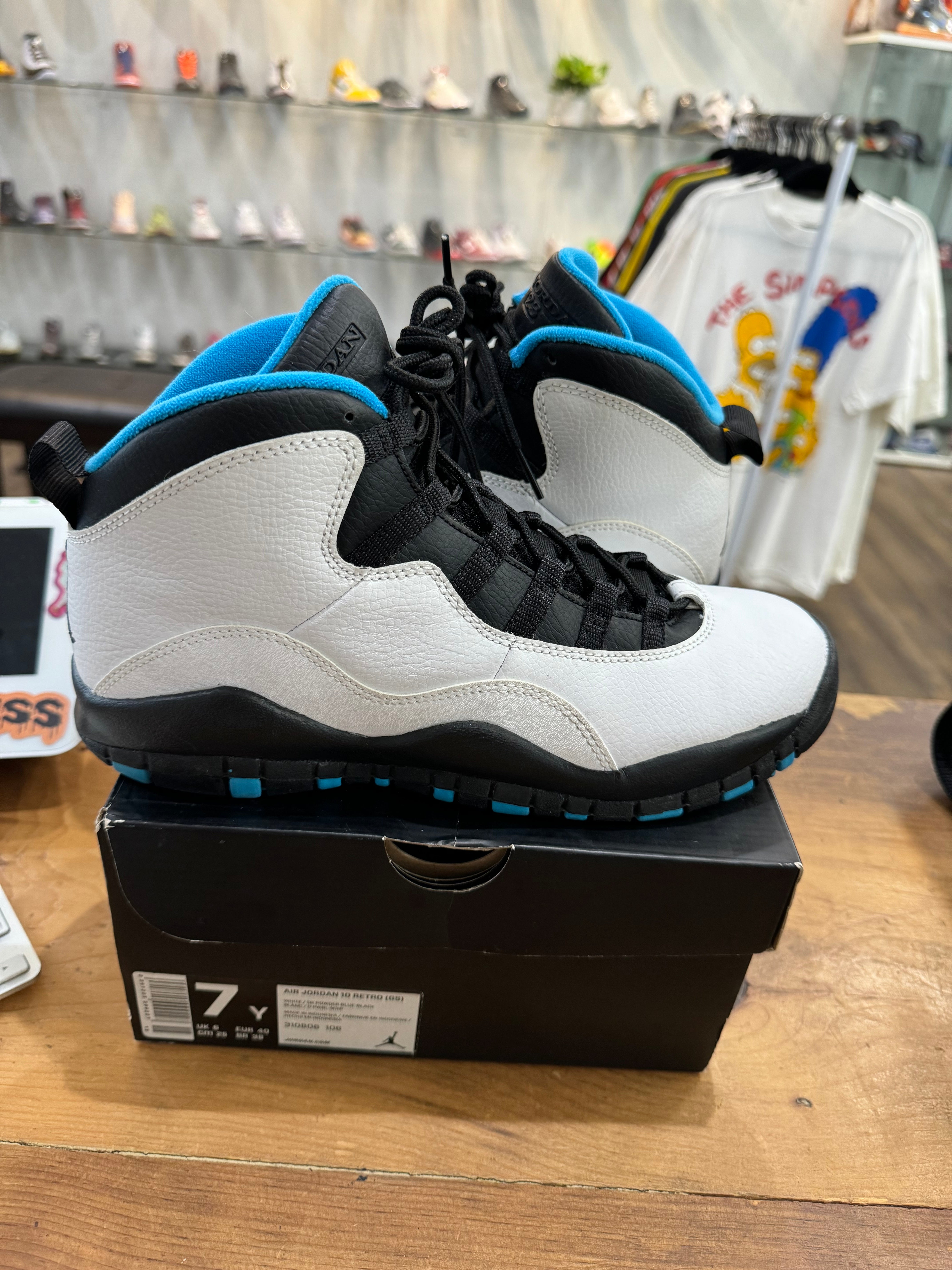 Air Jordan 10 “Powder Blue” / Size 7y