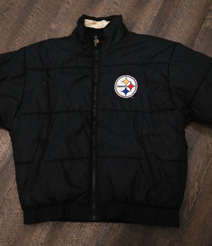 Pittsburgh Steelers Reversible Puffer Jacket -