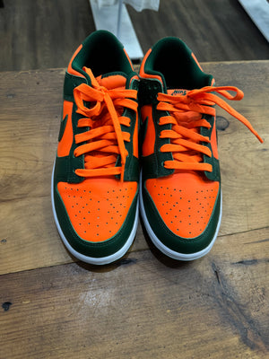 Nike Dunk Low “Miami Hurricanes” Size 9.5