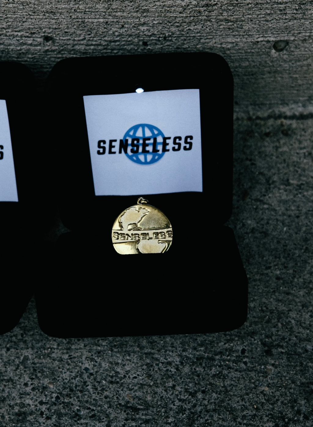 Senseless “Globe” Pendant Gold Plated 10k -