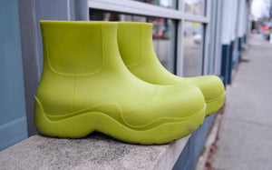Bottega Veneta Puddle Rubber Ankle Boots  - Size 42 (9)