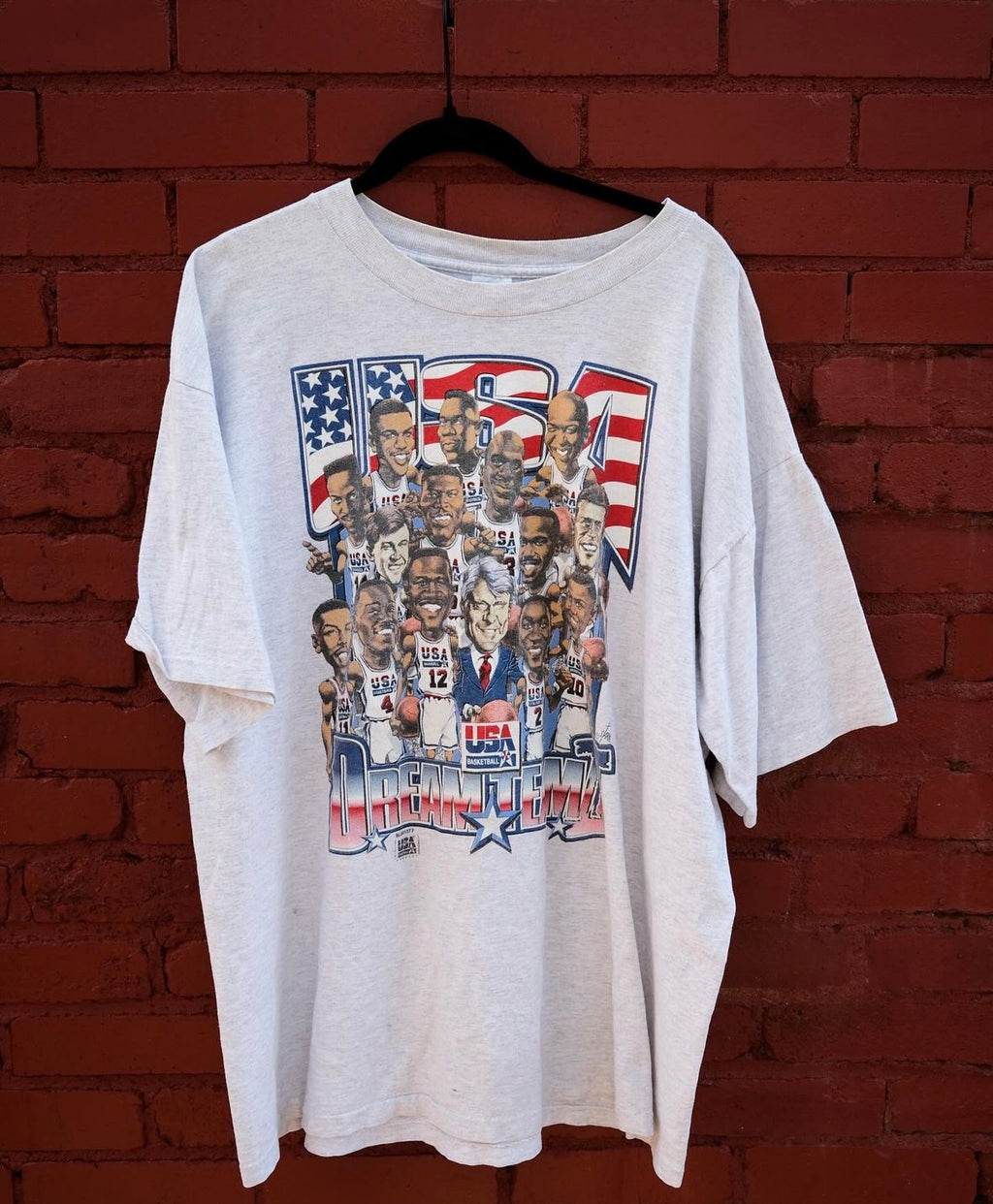 USA Basketball Cartoon Tee