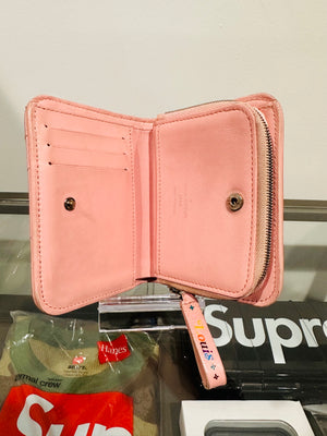 Louis Vuitton Compact Leather Pink Wallet