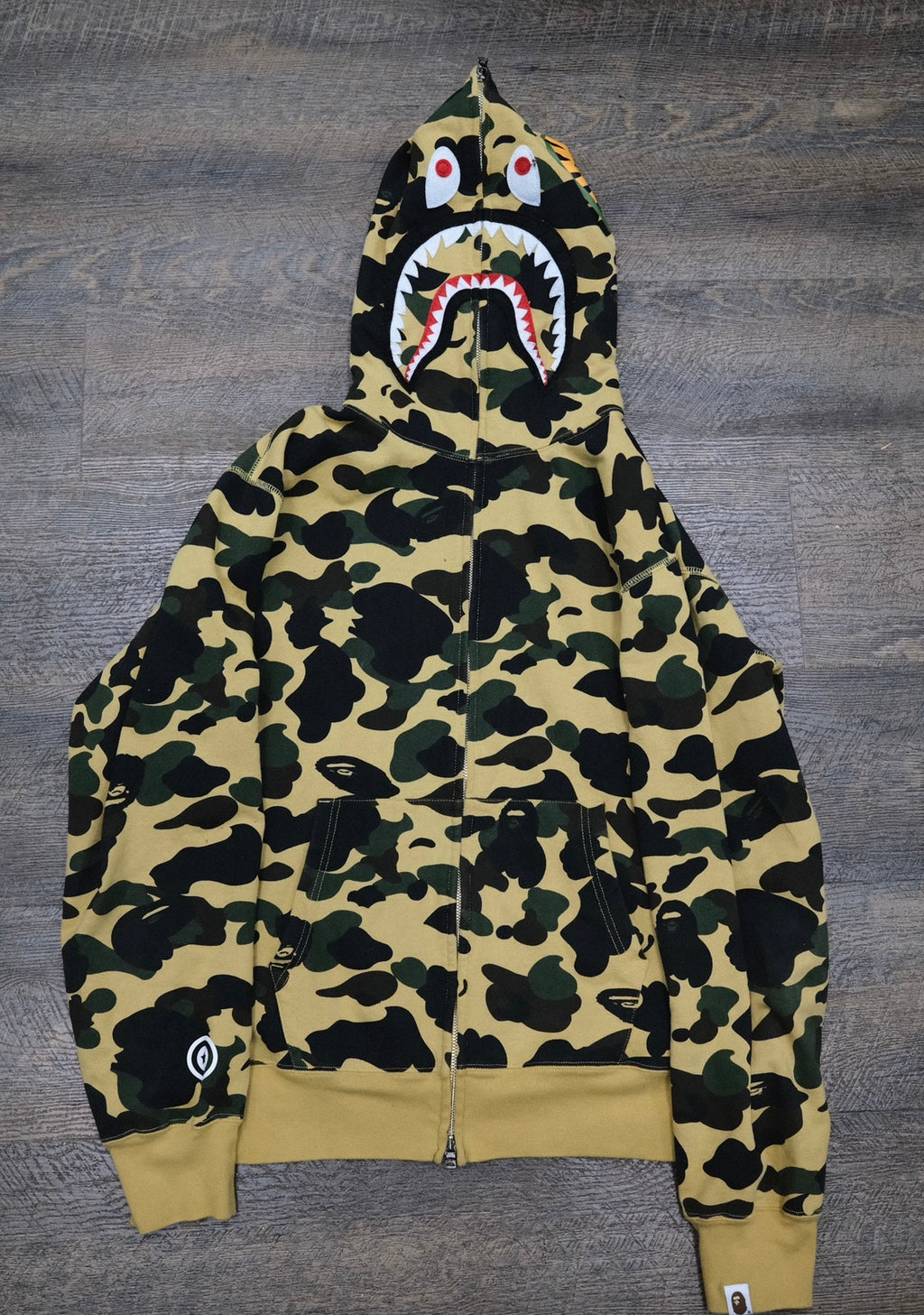 A Bathing Ape 1st Camo Shark Full Zip Hoodie