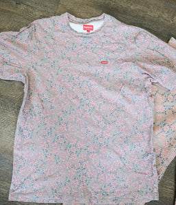 Supreme (Khaki Floral Cards) Tee