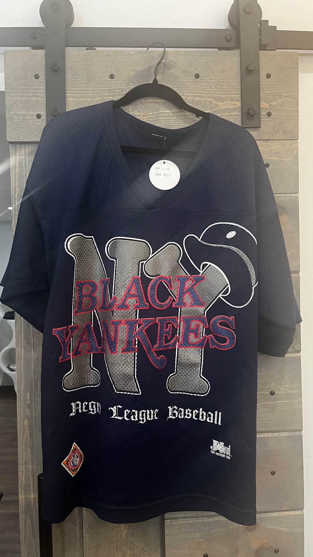 Black Yankees Baseball Jersey