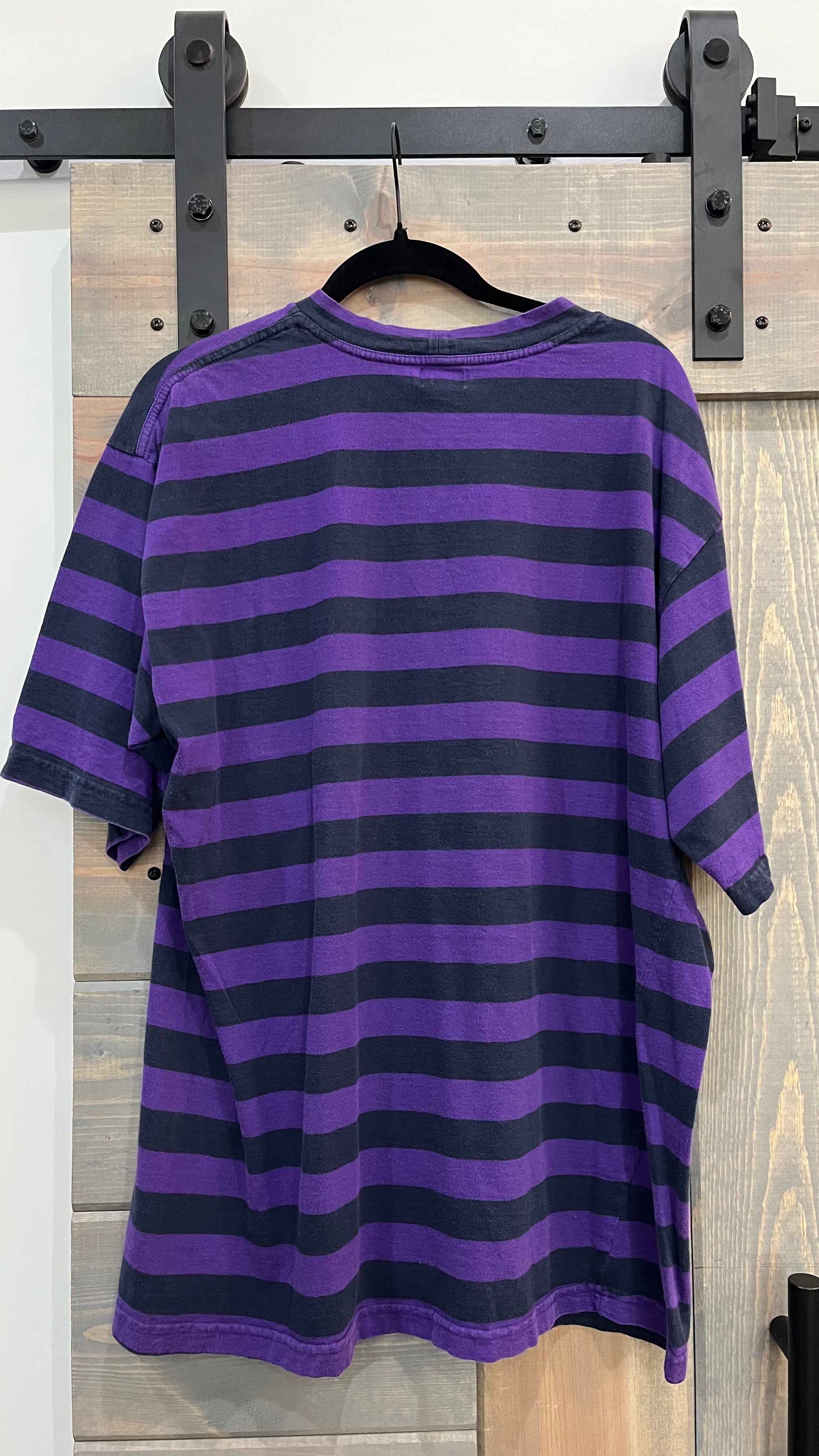 Guess purple striped shirt sales
