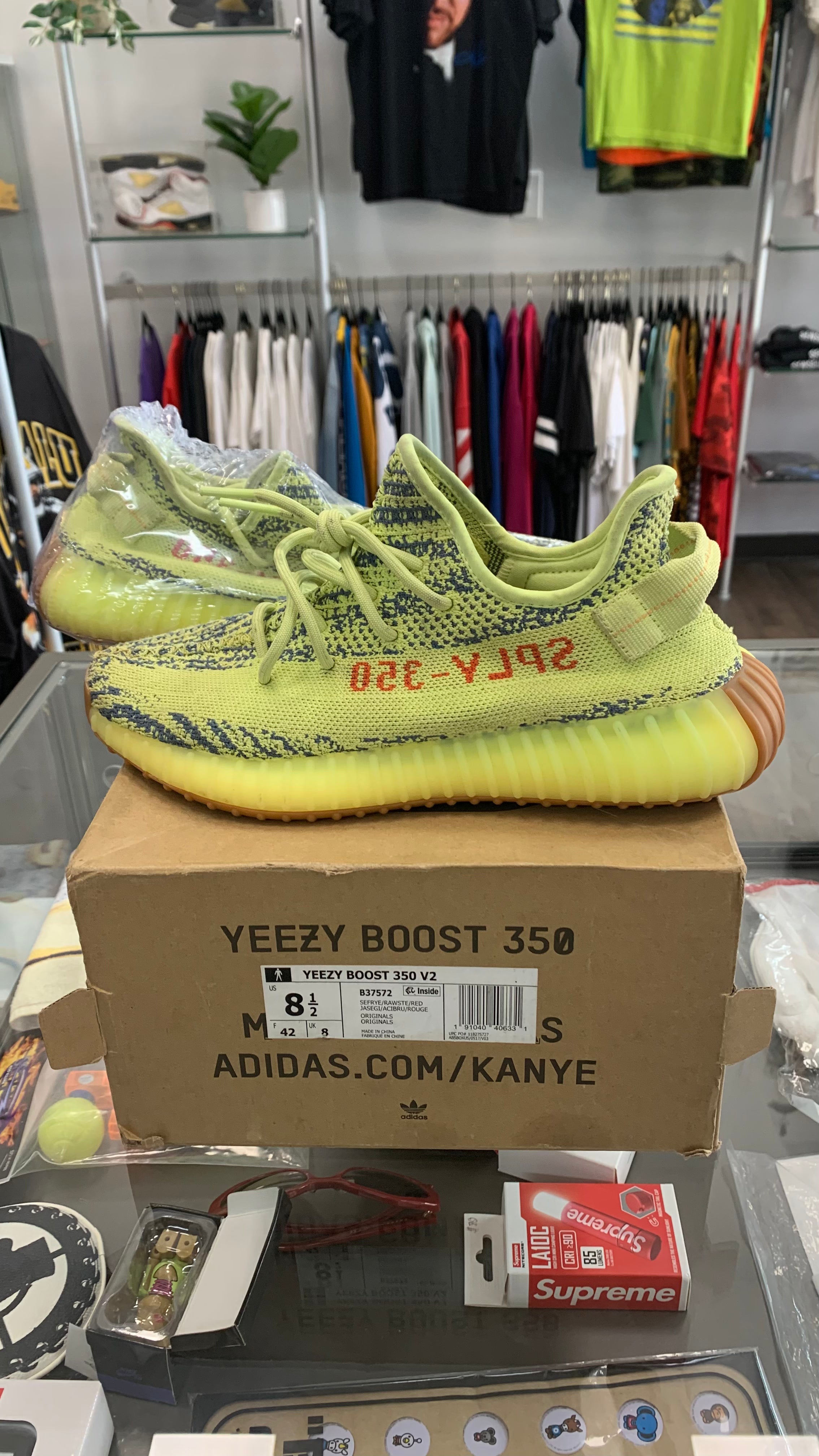 Yeezy Boost 350 Semi Frozen Yellow