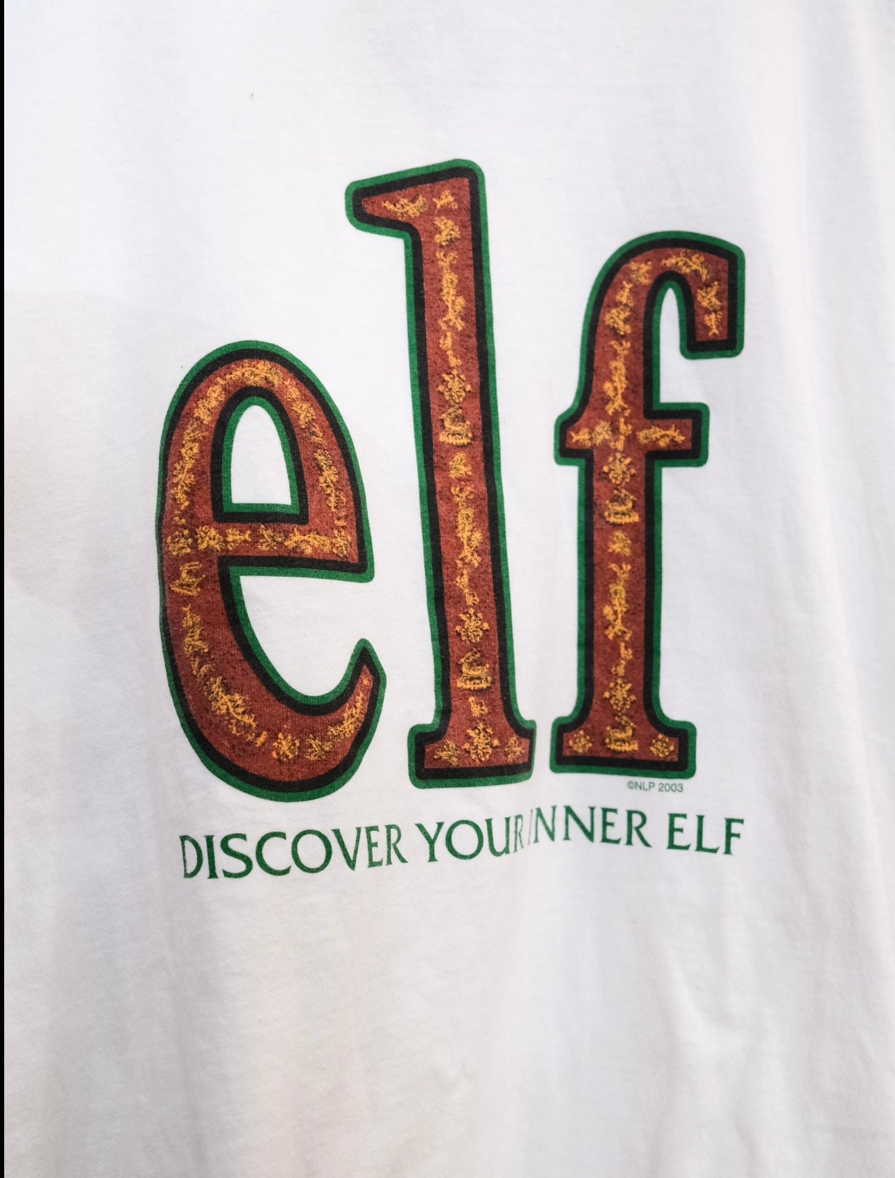 Elf movie promo shirt (2003)