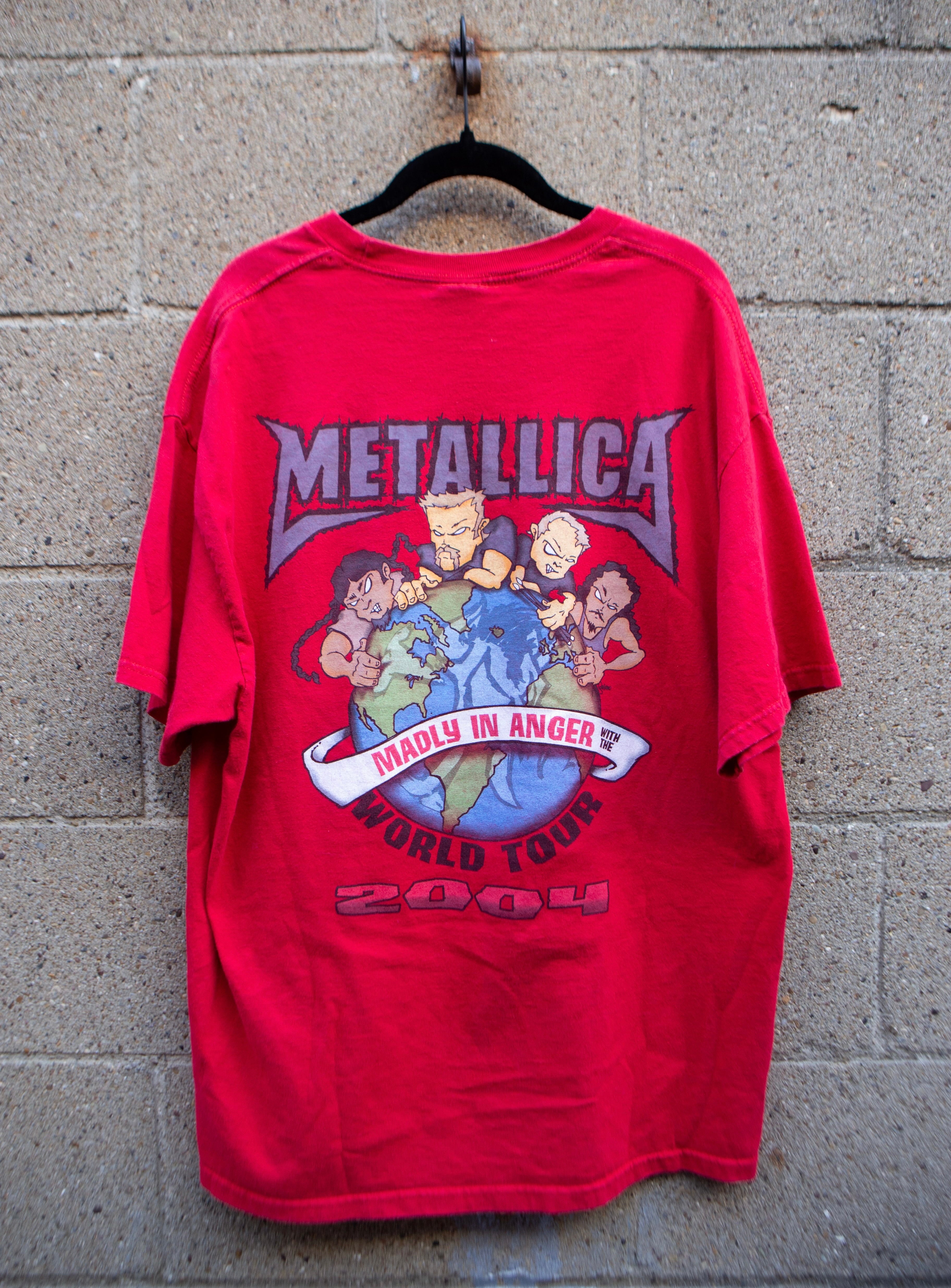 ‘04 Metallica “Madly In Anger” Tour Tee